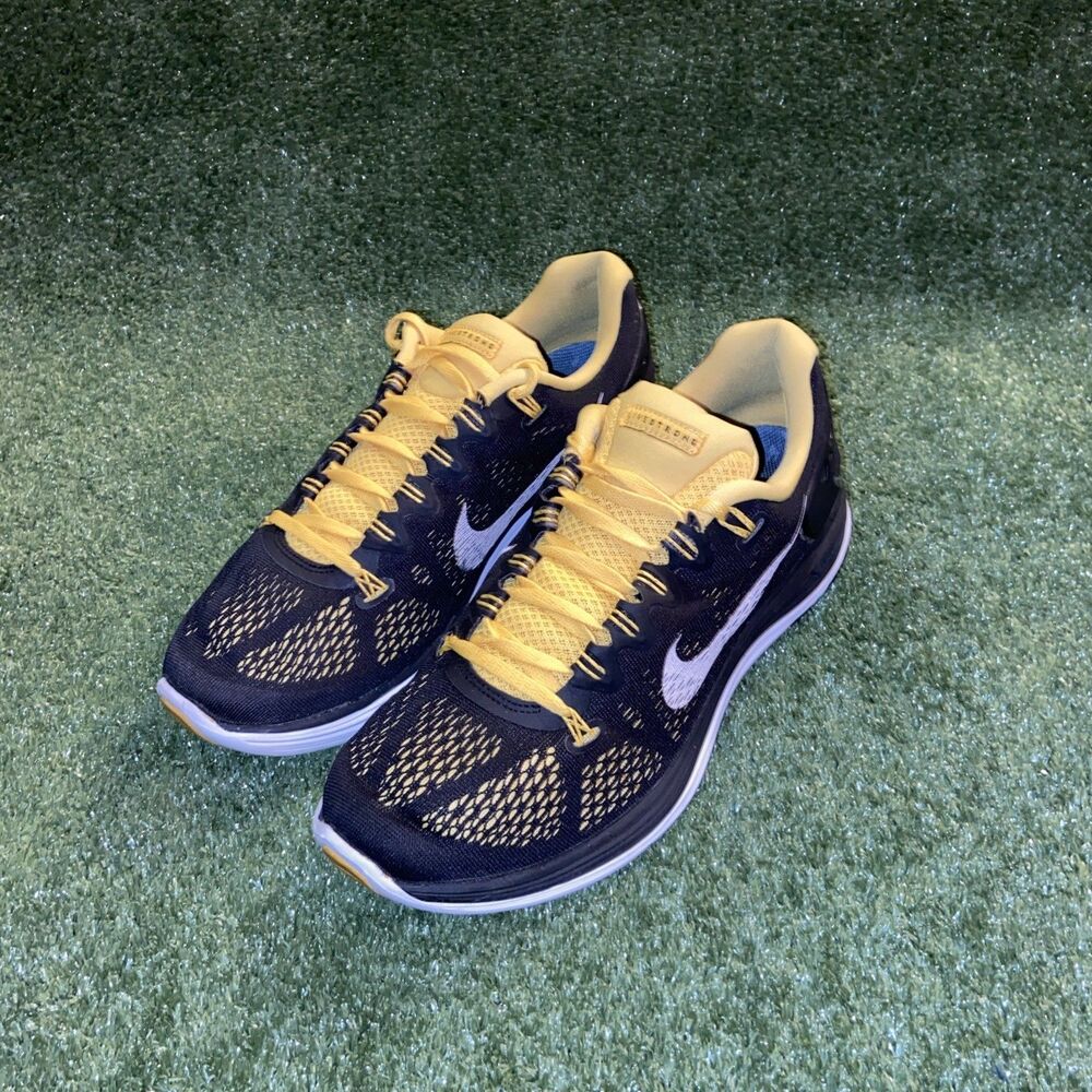 Vintage Nike Lunarlon Livestrong Running Shoes Men’s Size 11 Yellow Black